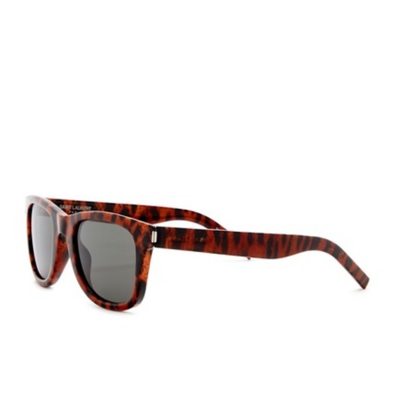 SAINT LAURENT Spotted Brown SL51PRINTS Sunglasses - Picture 4 of 8